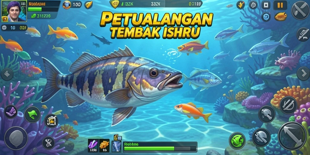 Tampilan seru gameplay Tembak Ikan di 33ZK.