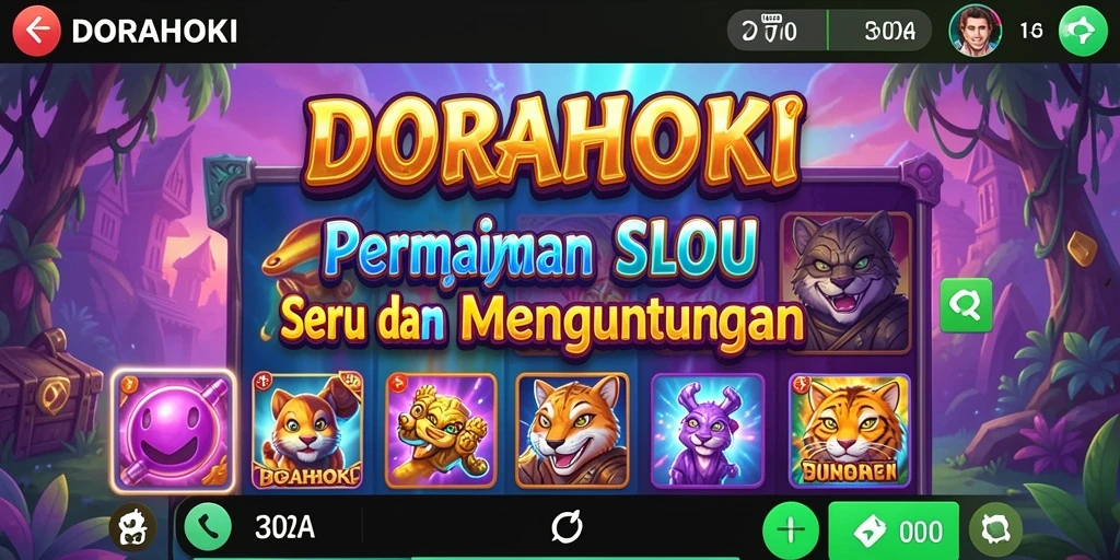 Tampilan menarik dari gameplay DORAHOKI yang mengasyikkan.
