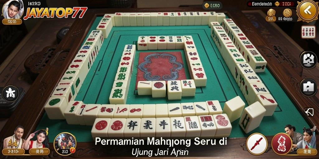 Gameplay seru JAYATOP77 dengan papan Mahjong yang menantang.
