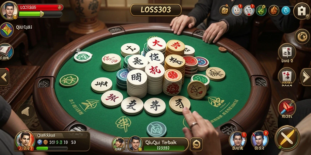 Tampilan gameplay QiuQiu di LOS303 yang seru dan interaktif.