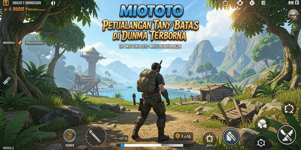 Gameplay MIOTOTO yang menakjubkan di dunia terbuka.