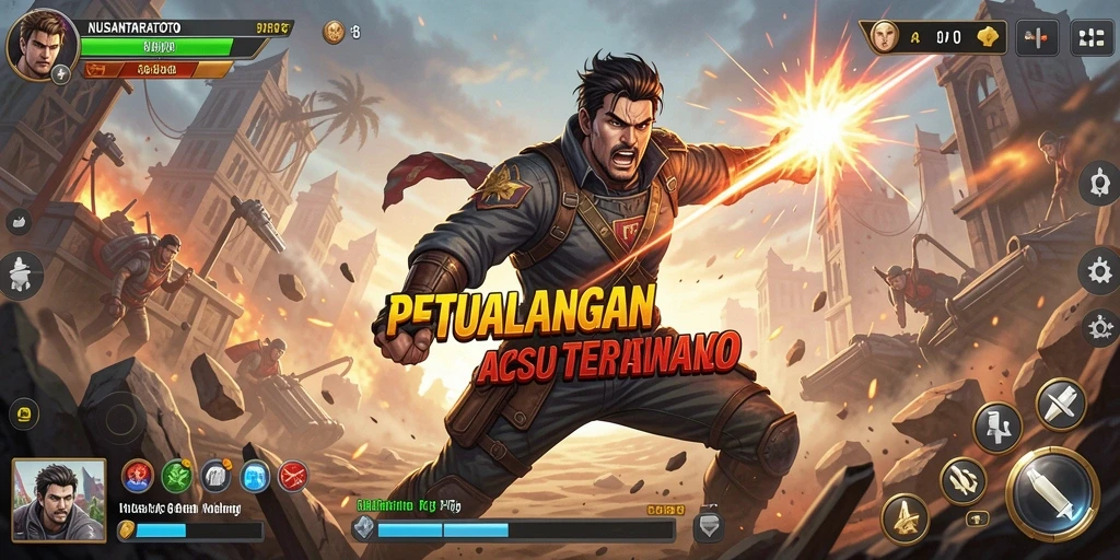 Tampilan gameplay NUSANTARATOTO yang menegangkan.