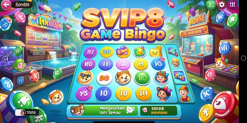 Gameplay seru Bingo di SVIP8 dengan grafik menarik.